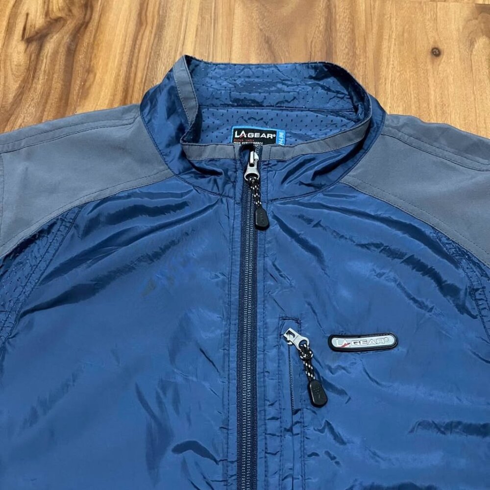 Blue Lightweight Zip Jacket - Picture 2 of 4